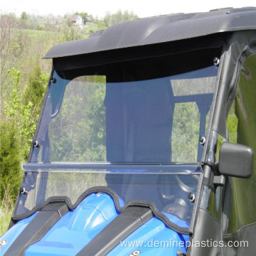 Hard coated clear polycarbonate sheet for ATV windshield